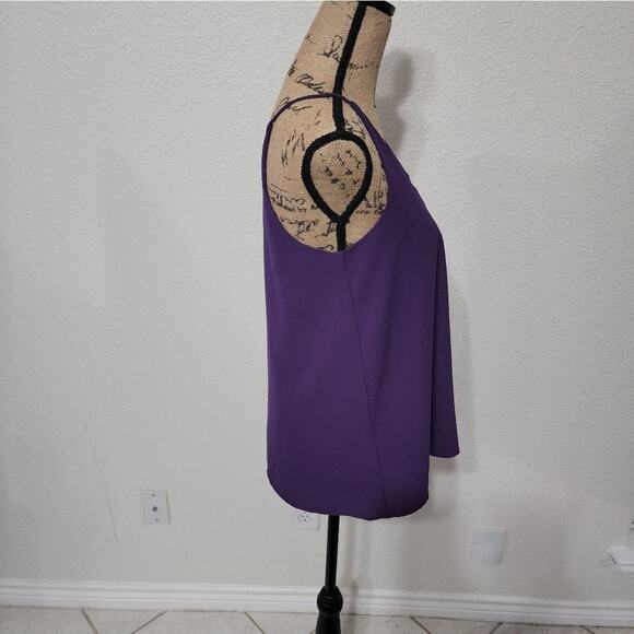 SHE and sky purple caged flowy tank top size medium - Picture 3 of 4